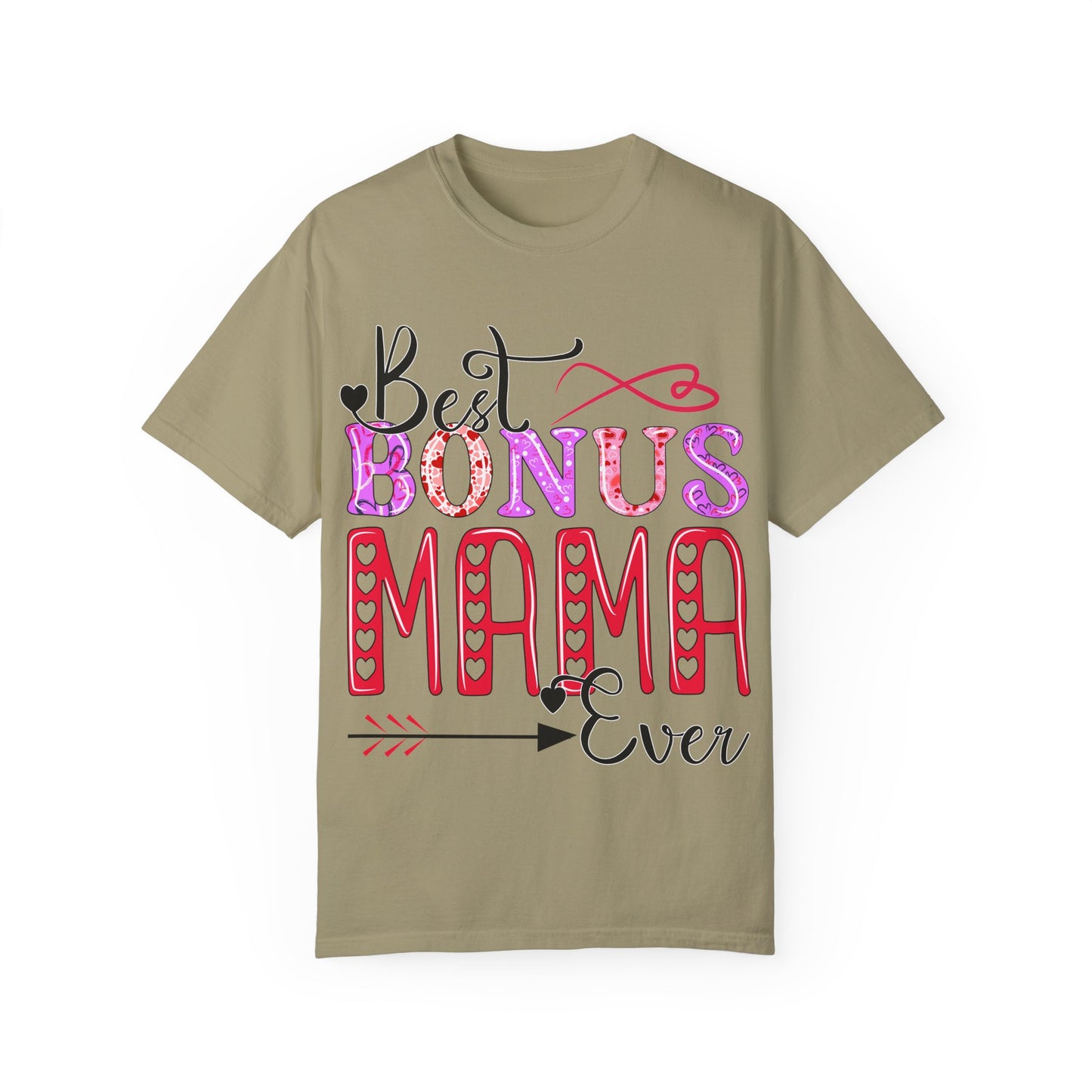 Garment-Dyed T-shirt - Best Bonus Mama Ever