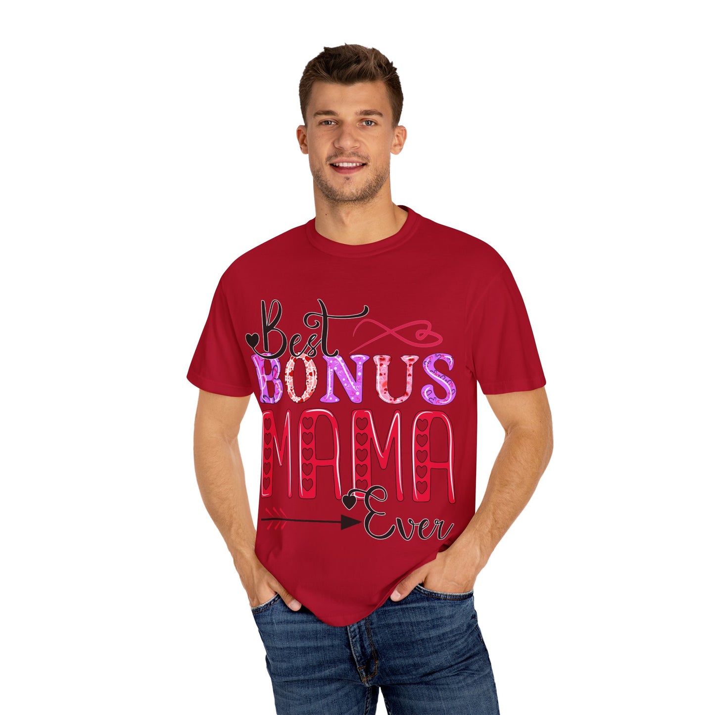 Garment-Dyed T-shirt - Best Bonus Mama Ever