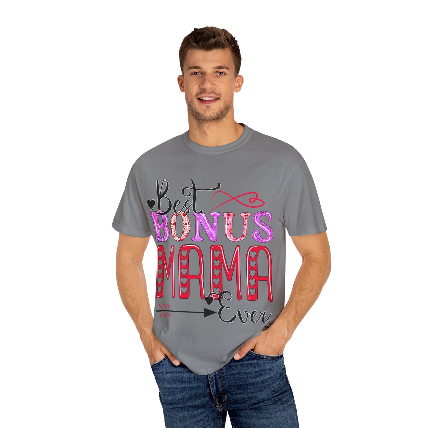 Garment-Dyed T-shirt - Best Bonus Mama Ever