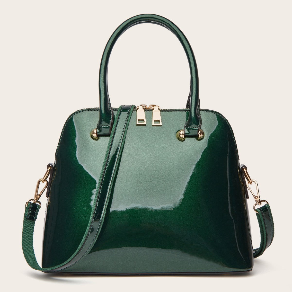 Women's Shiny Tote Shoulder Bag