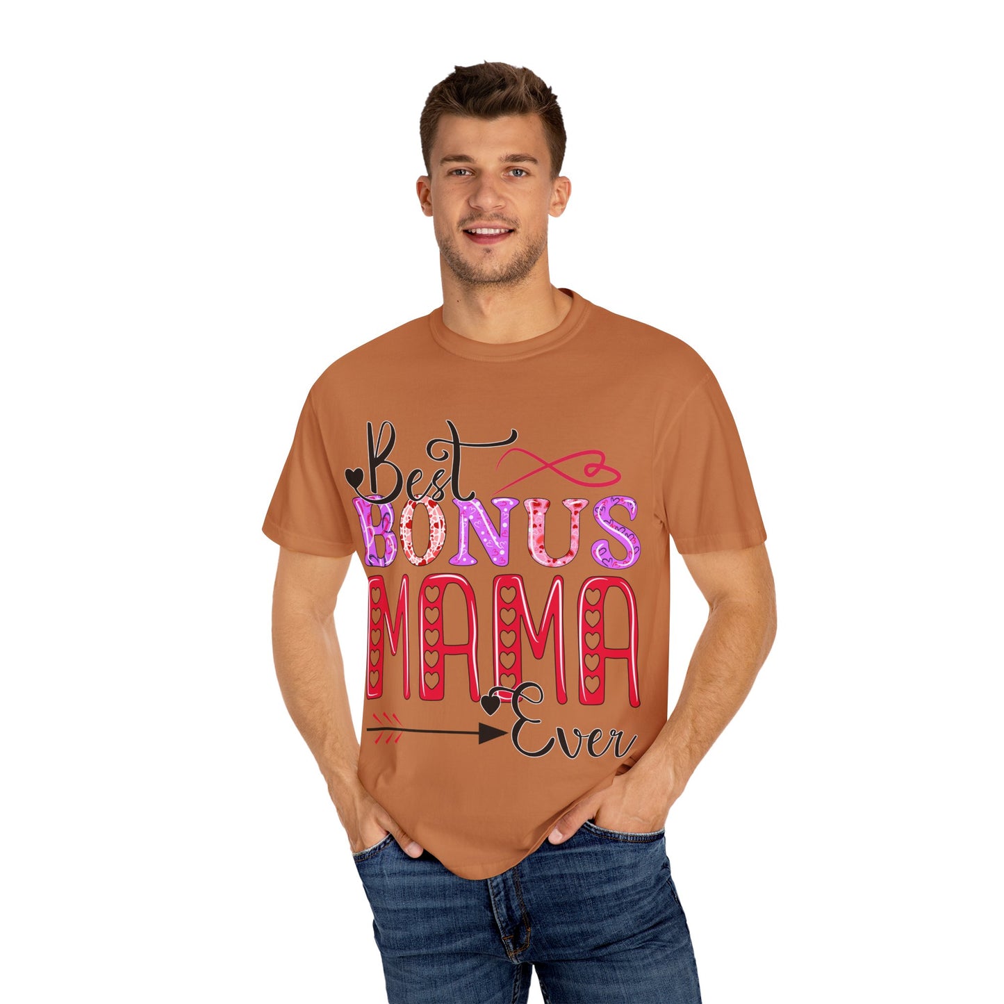 Garment-Dyed T-shirt - Best Bonus Mama Ever