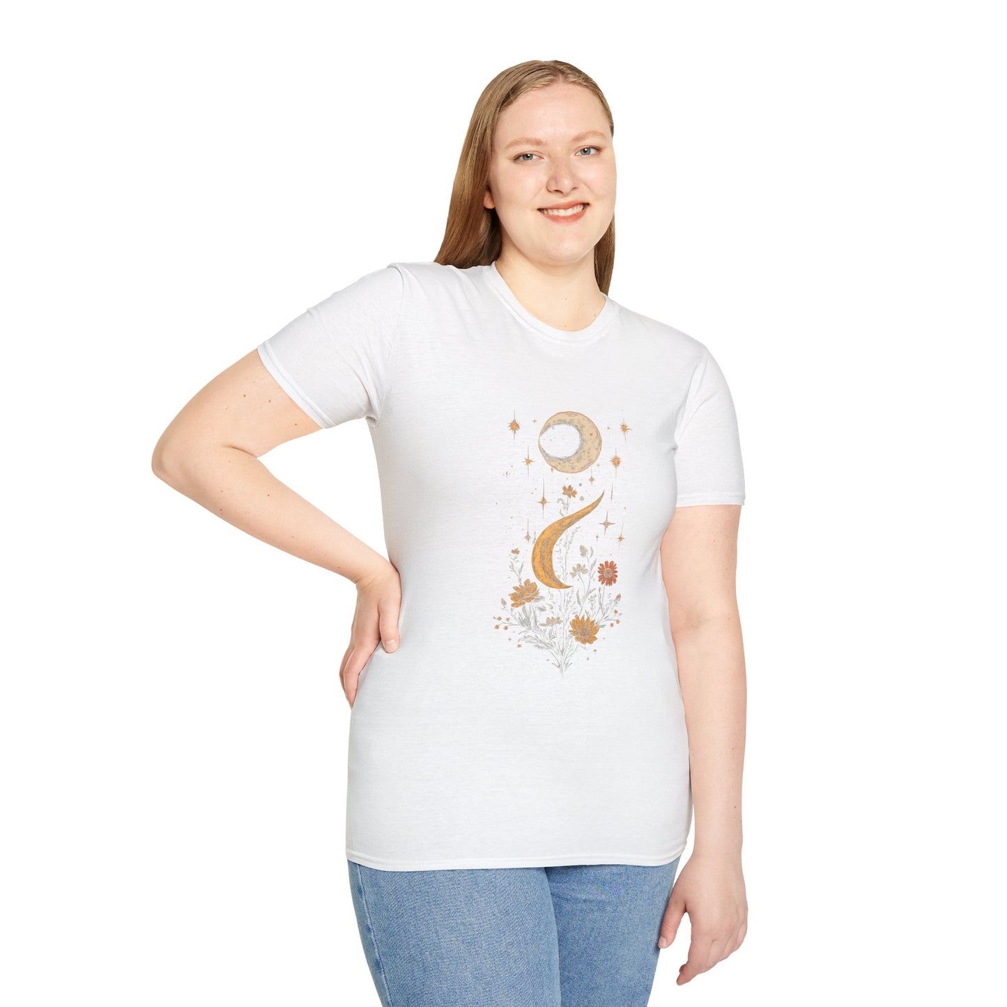 Bohemian Moon Floral T-Shirt