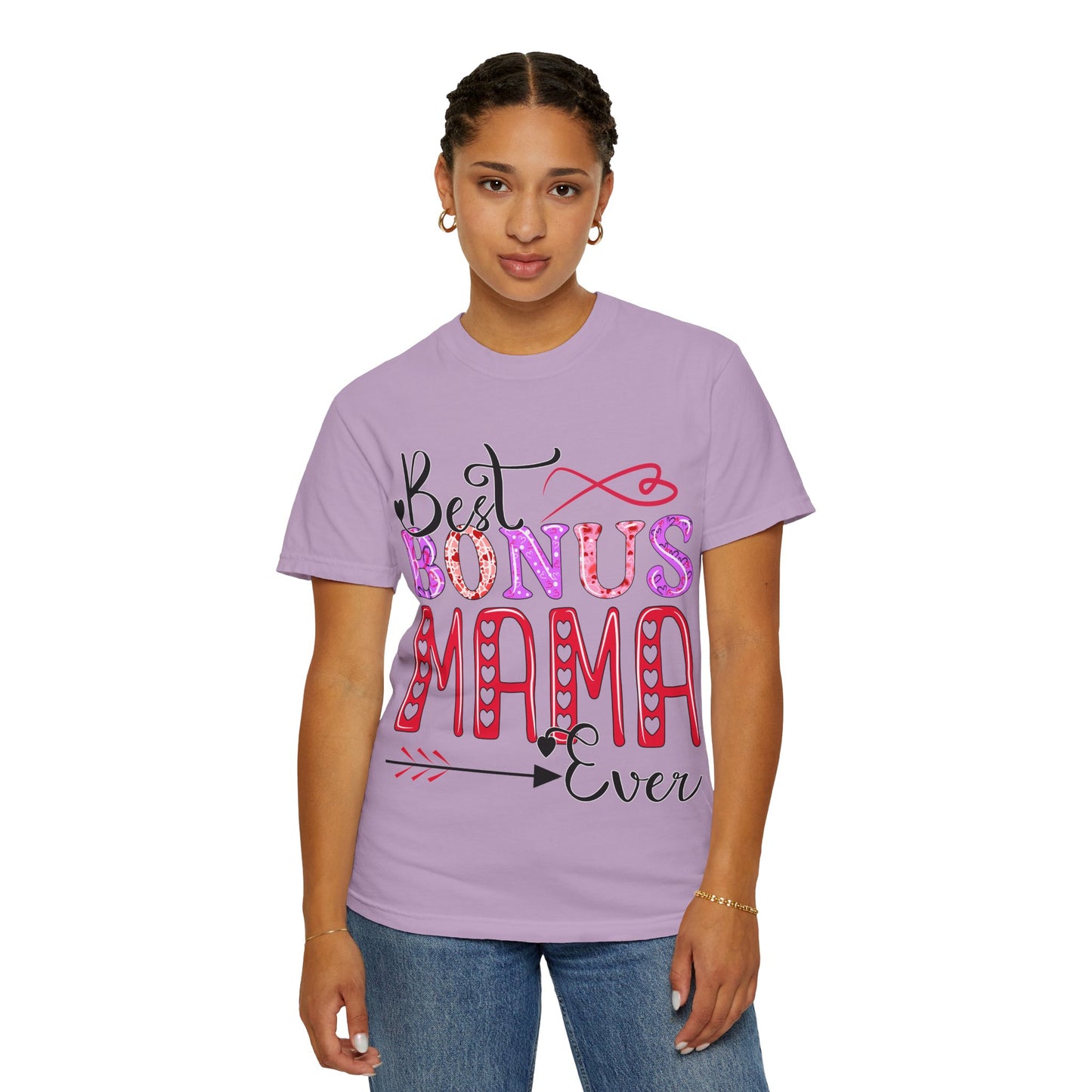Garment-Dyed T-shirt - Best Bonus Mama Ever