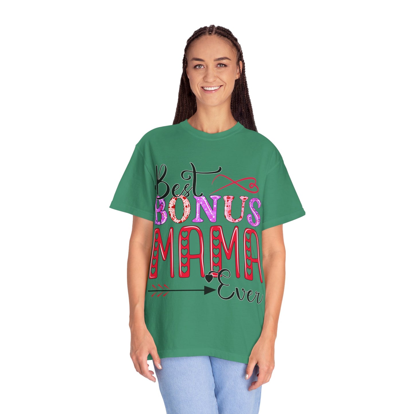 Garment-Dyed T-shirt - Best Bonus Mama Ever
