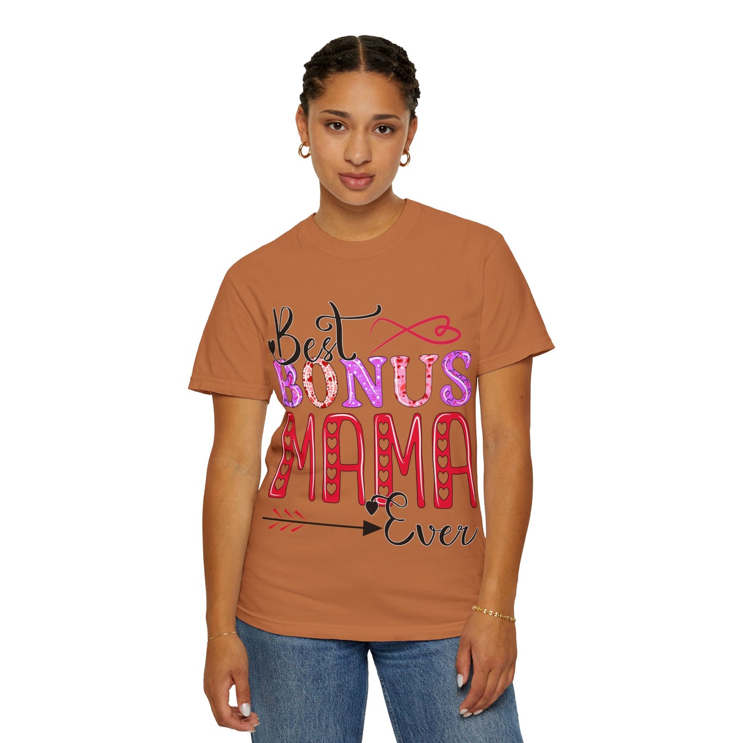 Garment-Dyed T-shirt - Best Bonus Mama Ever