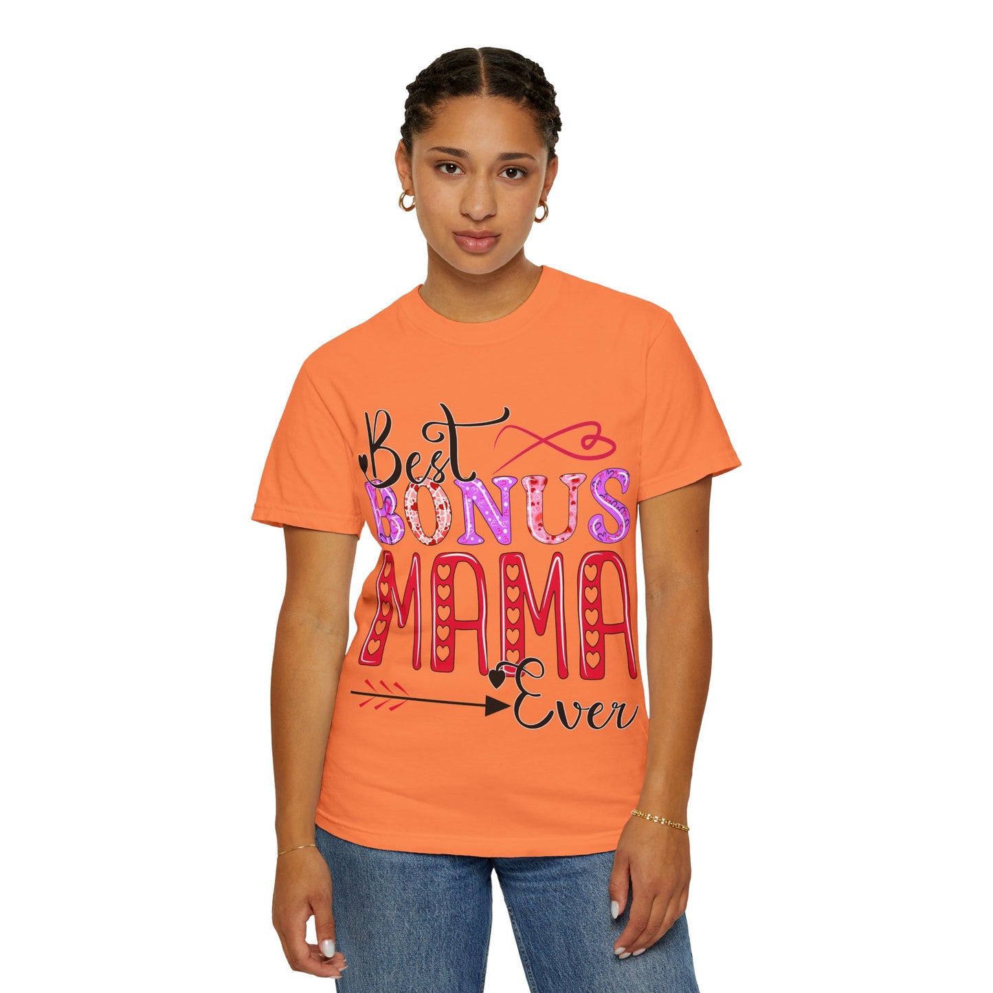 Garment-Dyed T-shirt - Best Bonus Mama Ever