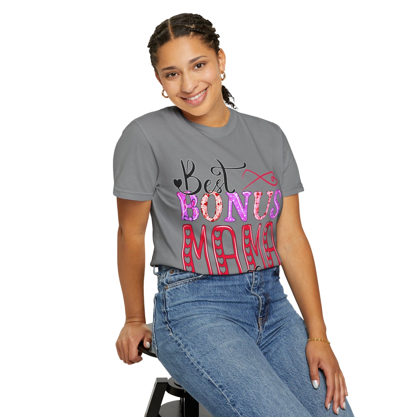 Garment-Dyed T-shirt - Best Bonus Mama Ever