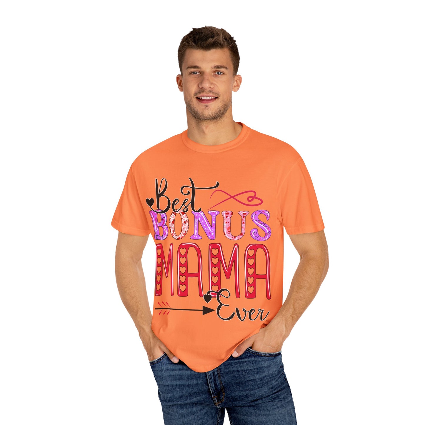 Garment-Dyed T-shirt - Best Bonus Mama Ever