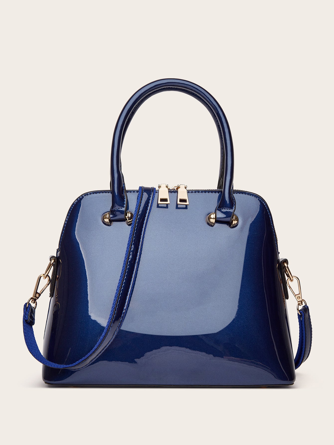Women's Shiny Tote Shoulder Bag