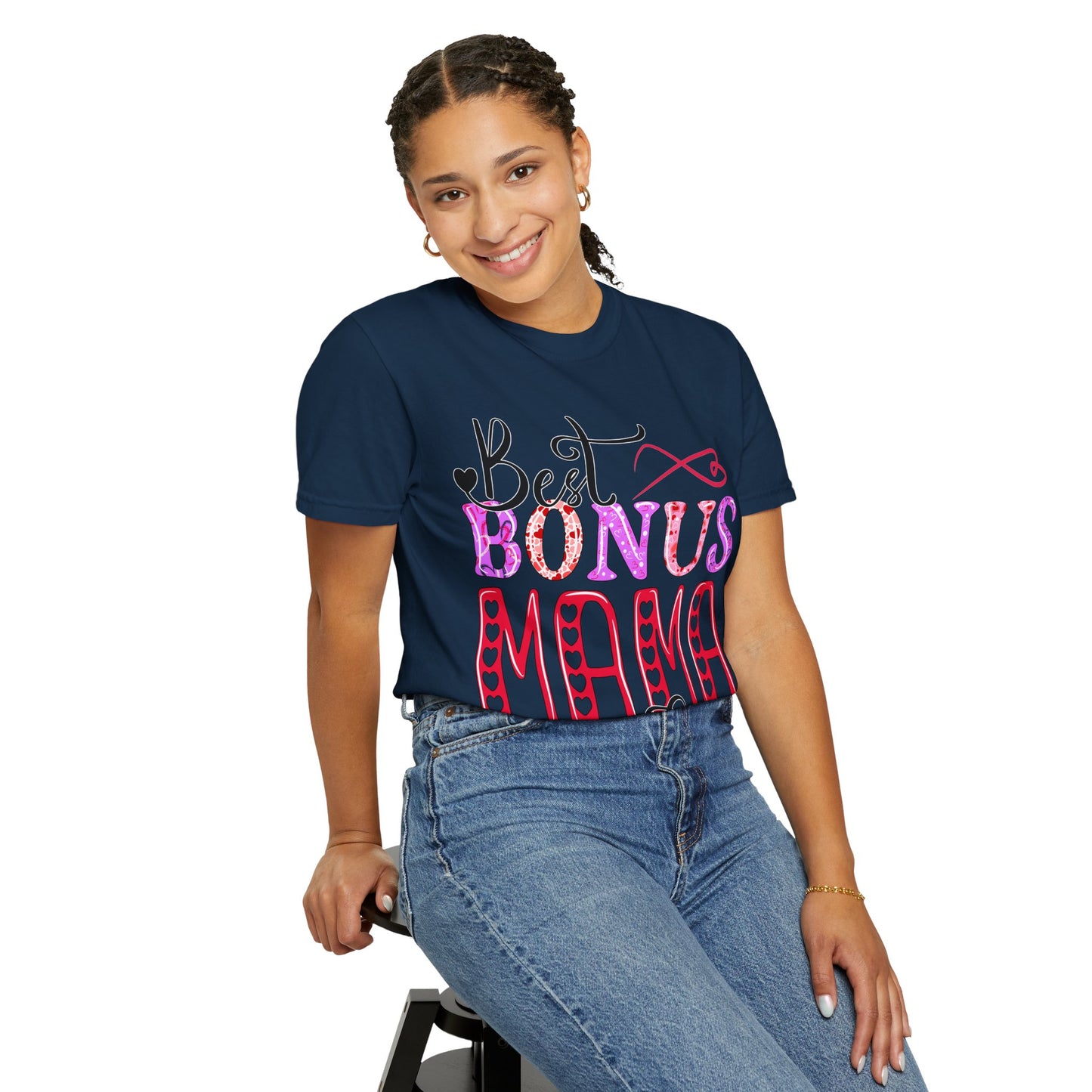 Garment-Dyed T-shirt - Best Bonus Mama Ever