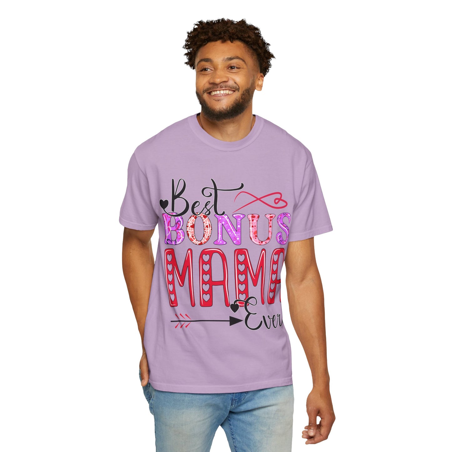 Garment-Dyed T-shirt - Best Bonus Mama Ever