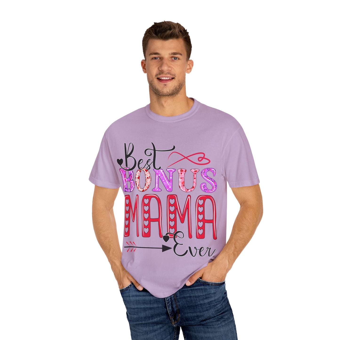 Garment-Dyed T-shirt - Best Bonus Mama Ever