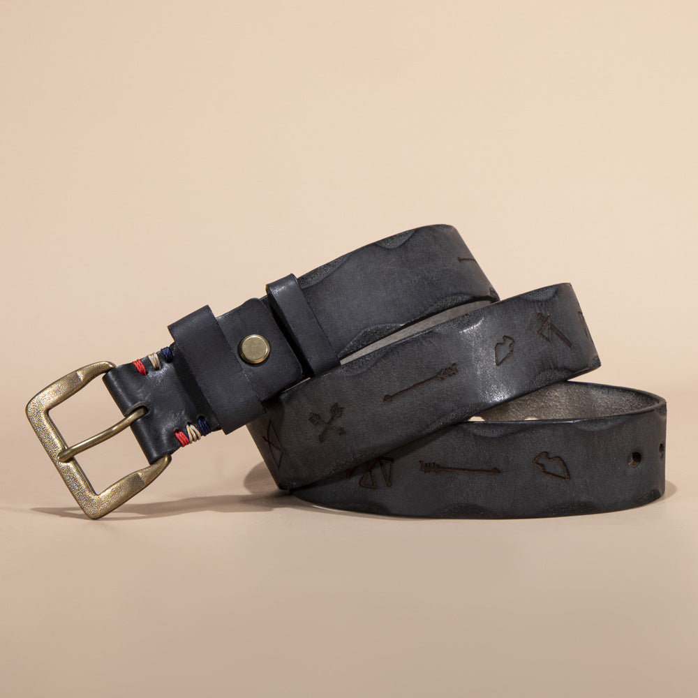 Vegetable Tanned Leather Belt