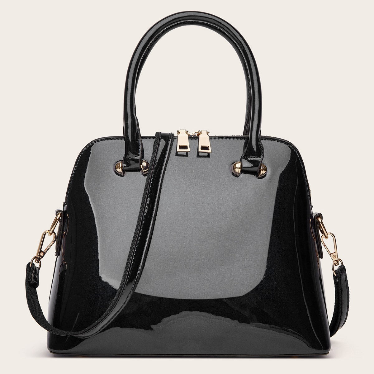 Women's Shiny Tote Shoulder Bag