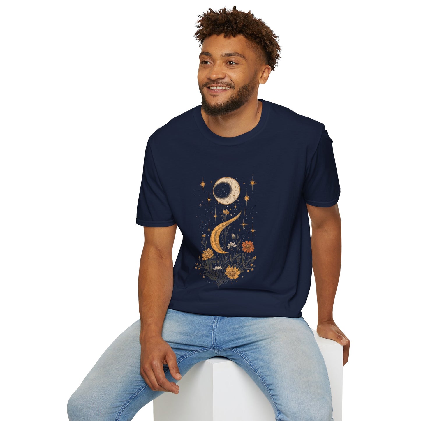 Bohemian Moon Floral T-Shirt
