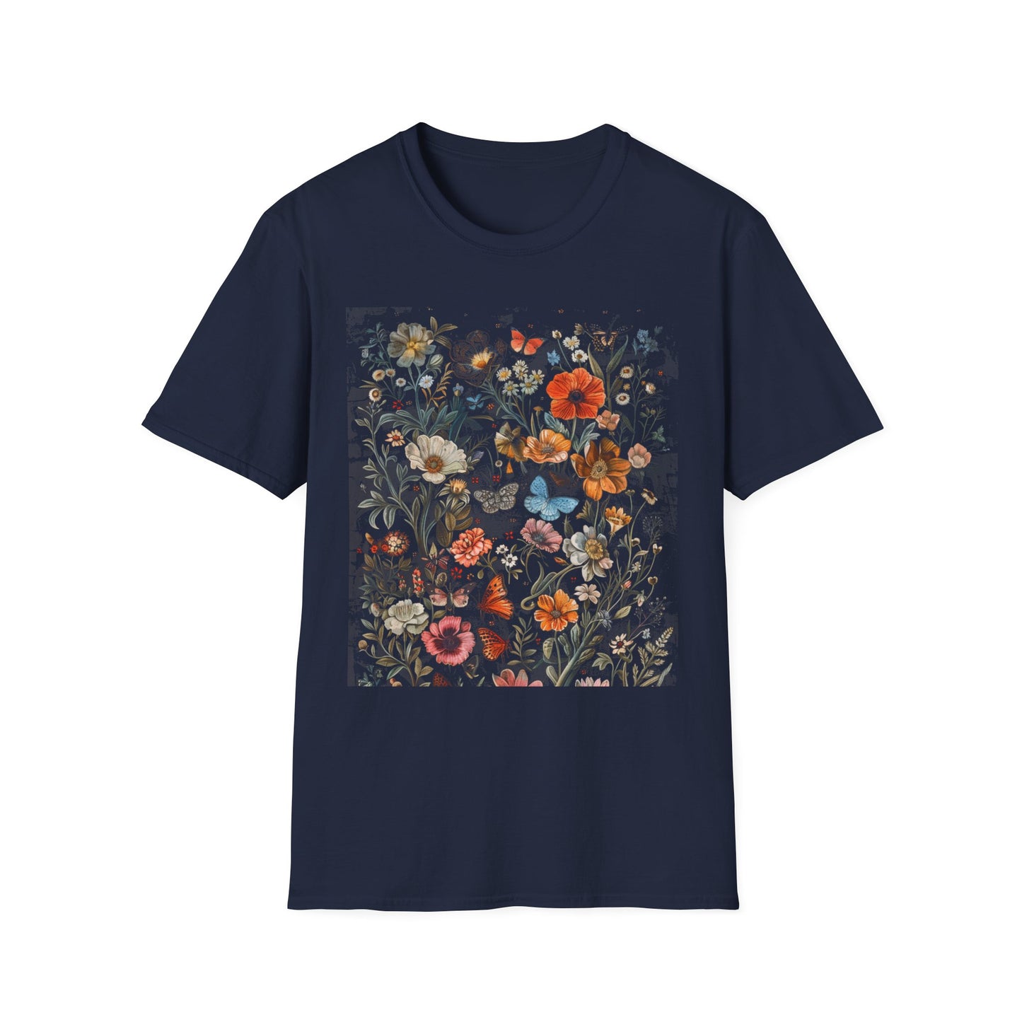 Wild Flower Butterfly T-Shirt