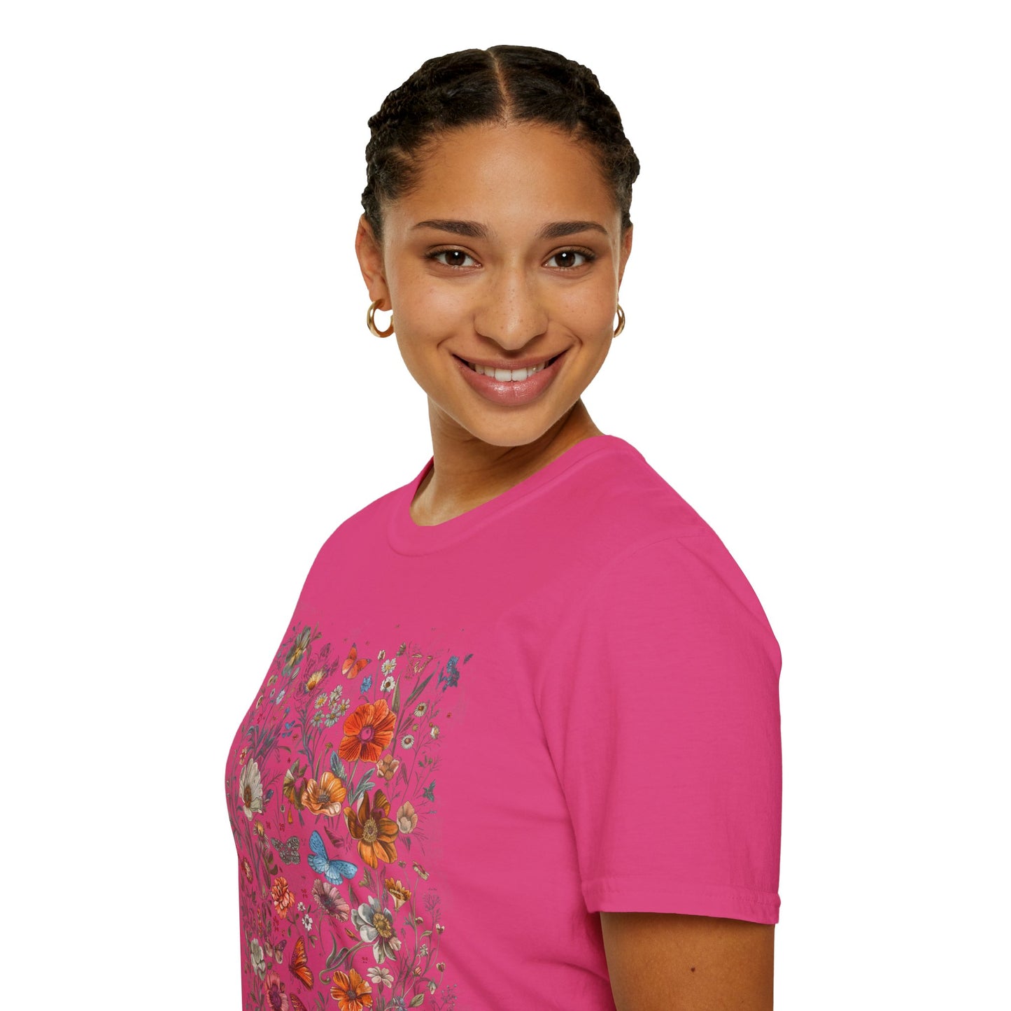 Wild Flower Butterfly T-Shirt