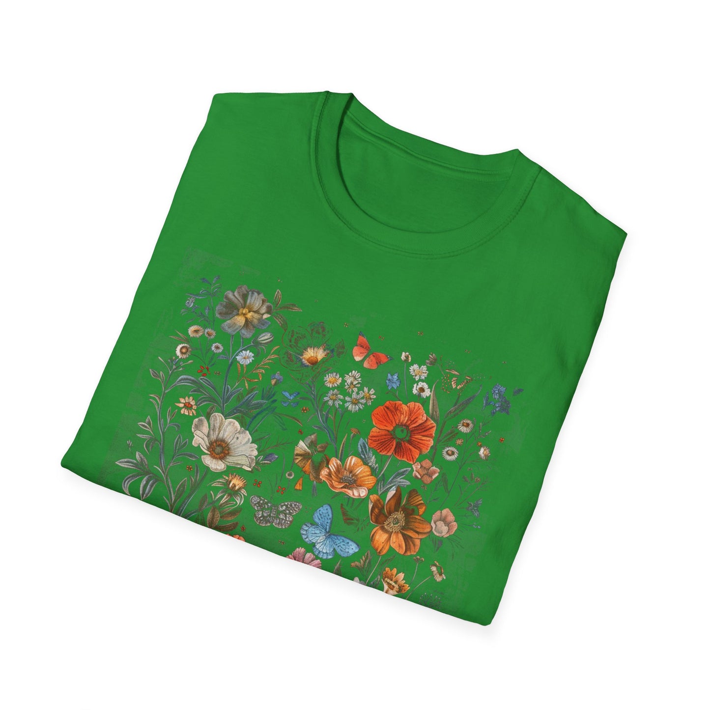 Wild Flower Butterfly T-Shirt
