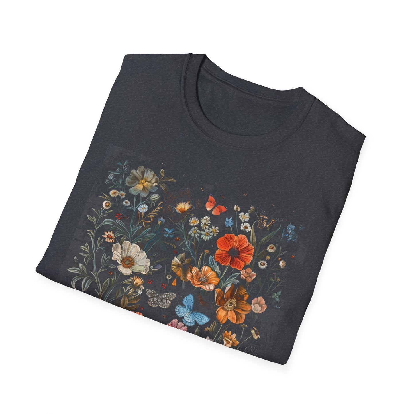 Wild Flower Butterfly T-Shirt