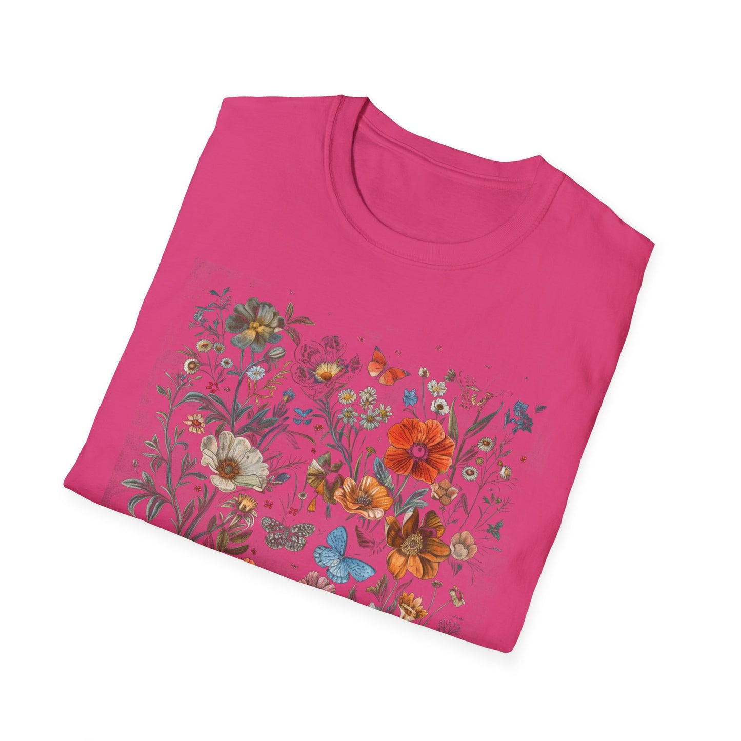 Wild Flower Butterfly T-Shirt