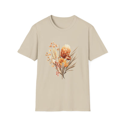 Boho Flower T-Shirt for Women Men Nature Lovers Gift Idea