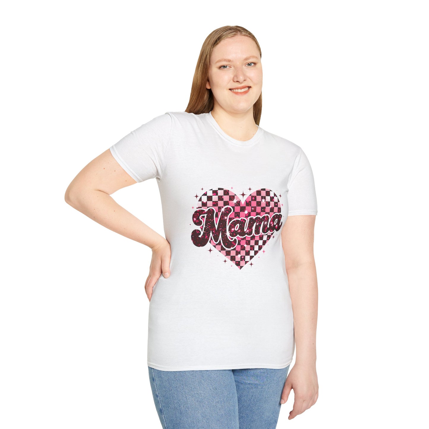 Sparkling Mama Heart Unisex T-Shirt