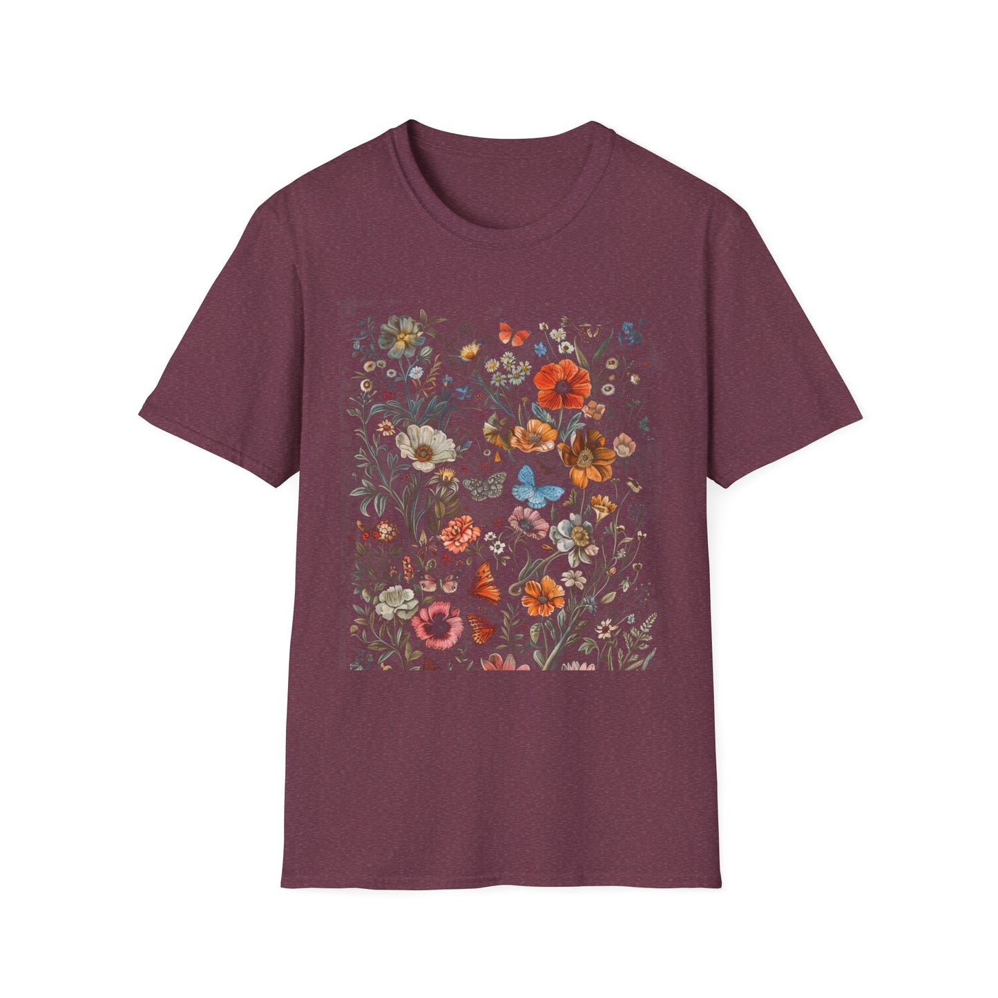 Wild Flower Butterfly T-Shirt