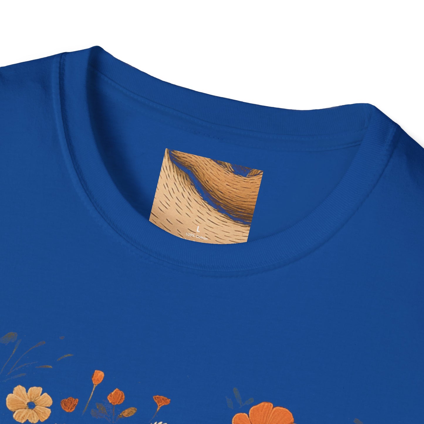 Mama Bear and Baby Bear T-Shirt with Wildflower Design