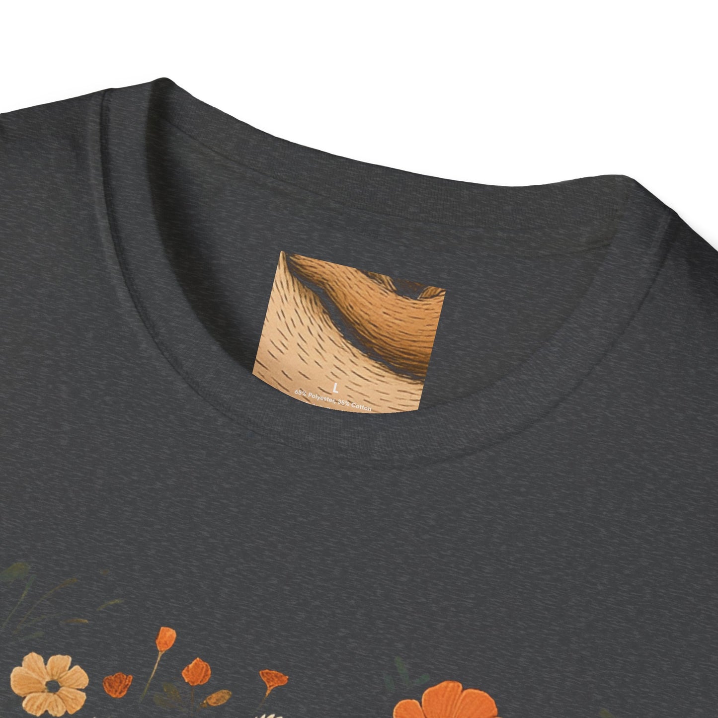 Mama Bear and Baby Bear T-Shirt with Wildflower Design