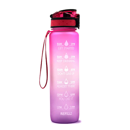 Motivational Leakproof Sports Bottle