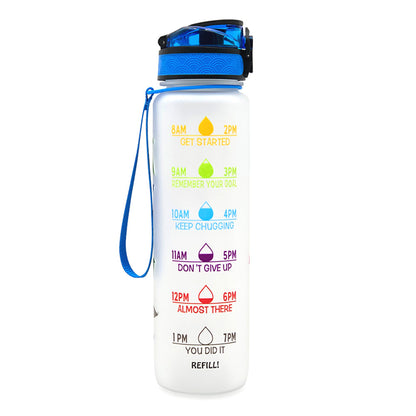 Motivational Leakproof Sports Bottle