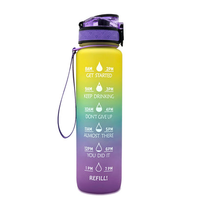 Motivational Leakproof Sports Bottle