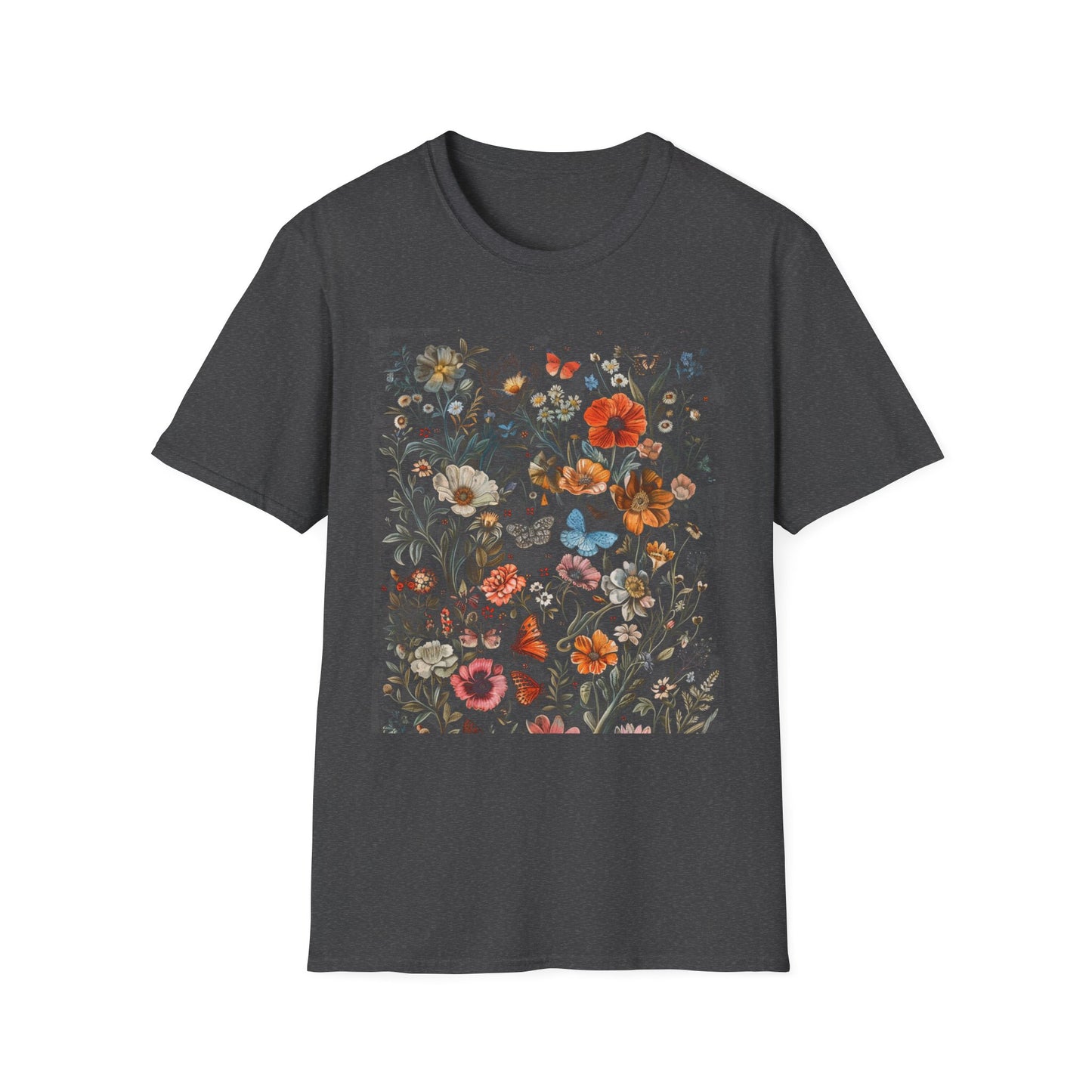 Wild Flower Butterfly T-Shirt