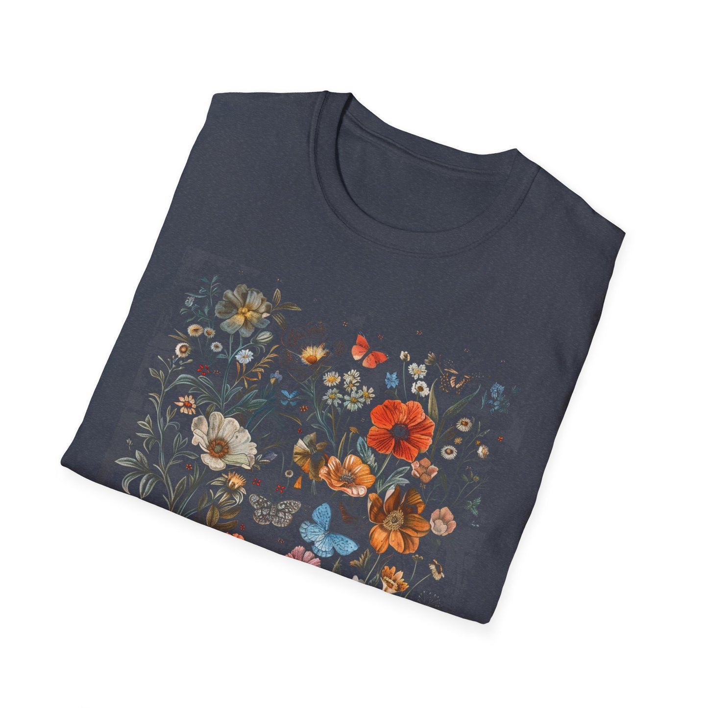 Wild Flower Butterfly T-Shirt