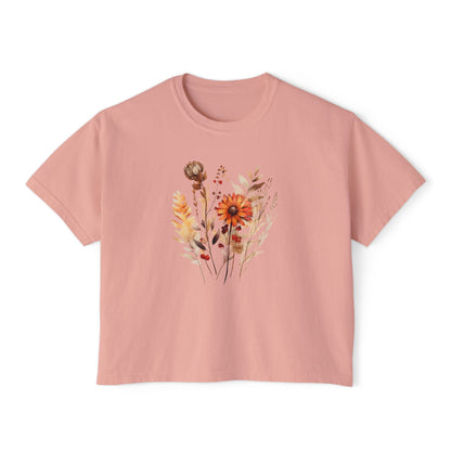 Women's Boxy Tee - Casual Boxy T shirt