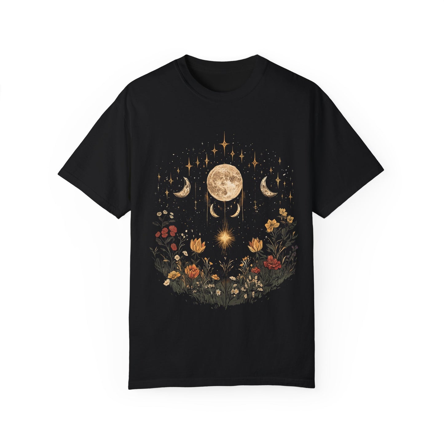 Boho Moon & Stars Unisex T-Shirt