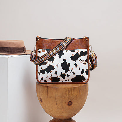 Cows Pattern One-Shoulder Tote