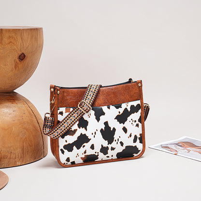 Cows Pattern One-Shoulder Tote