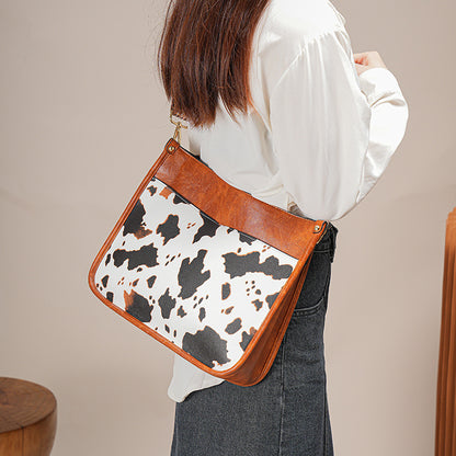 Cows Pattern One-Shoulder Tote