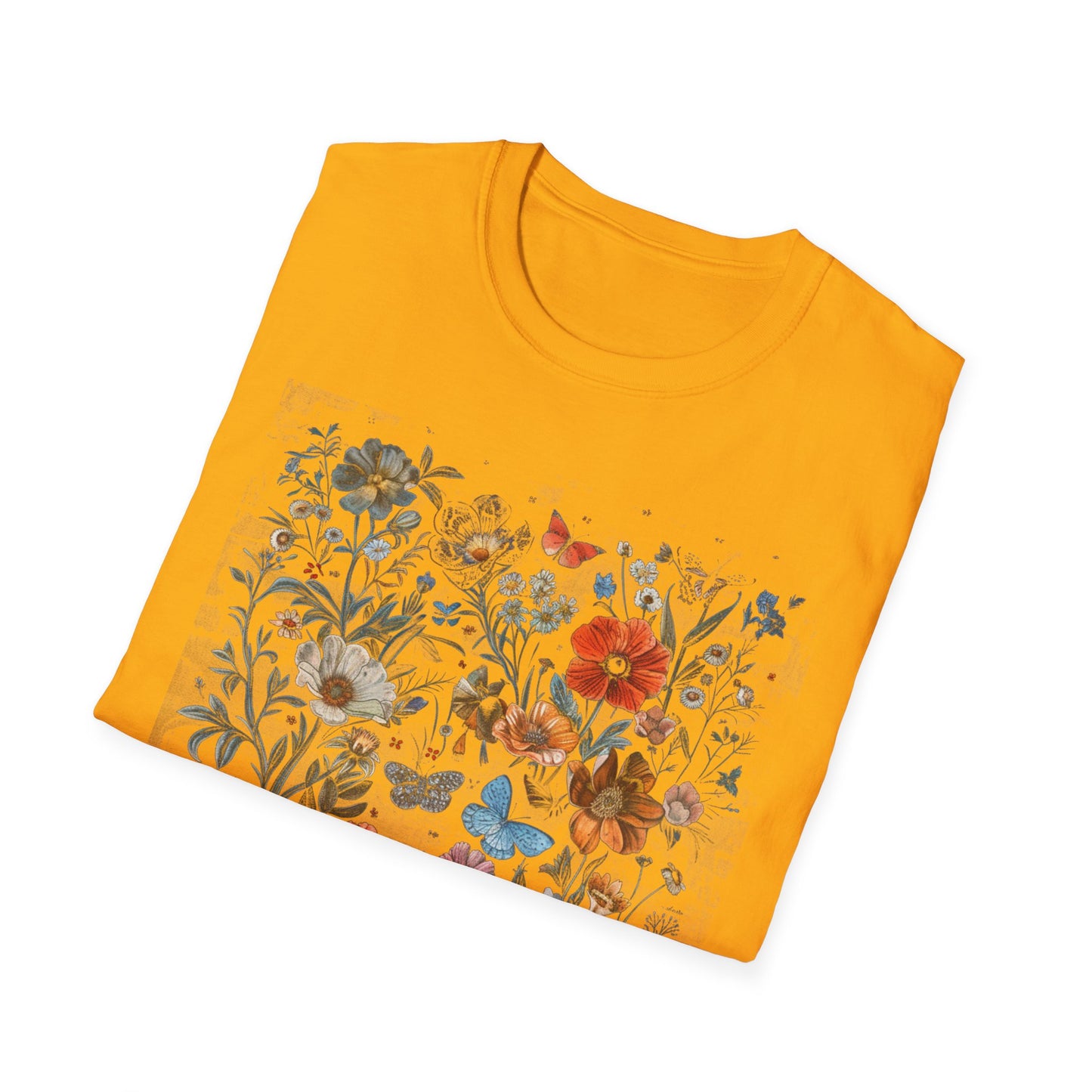 Wild Flower Butterfly T-Shirt