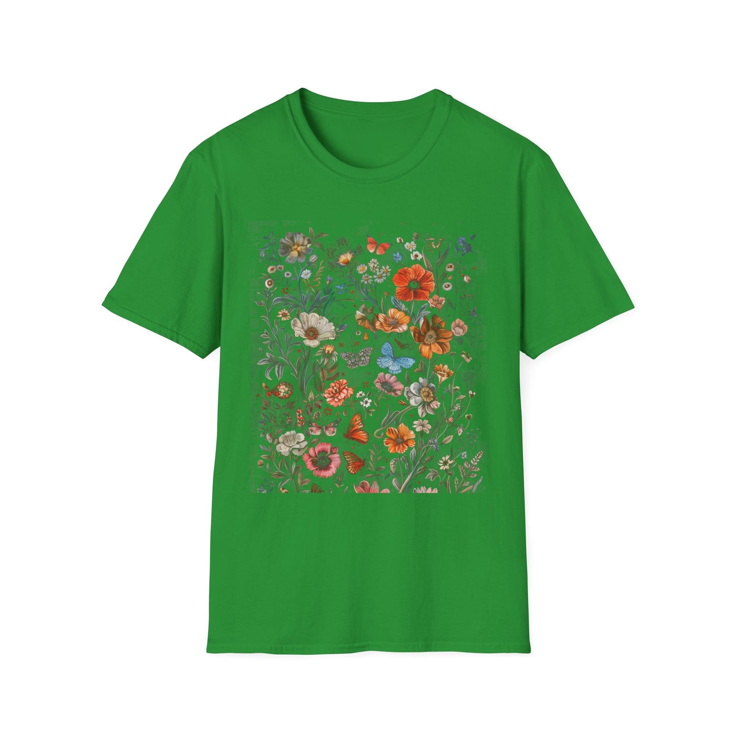 Wild Flower Butterfly T-Shirt