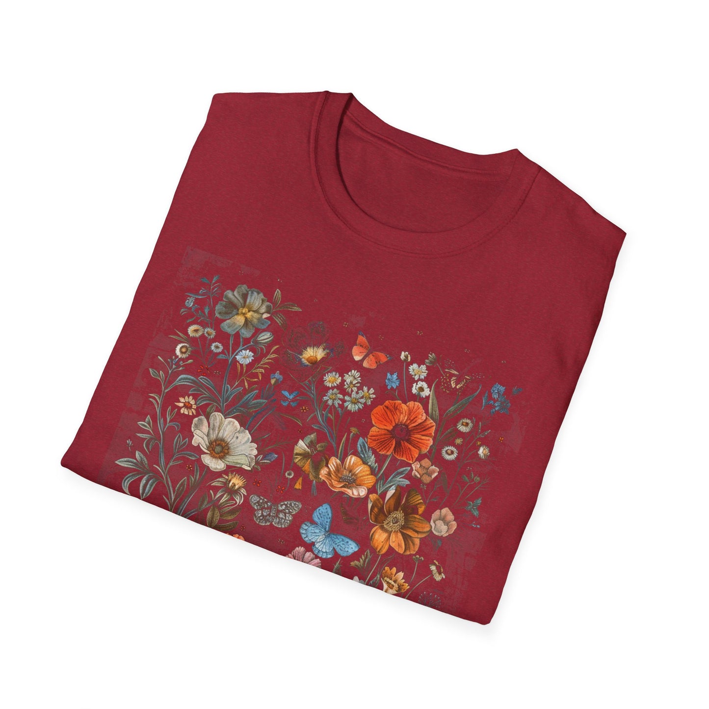 Wild Flower Butterfly T-Shirt
