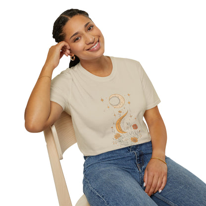 Bohemian Moon Floral T-Shirt