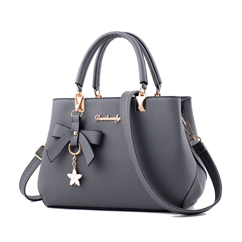 Bowknot Pendant Shoulder Bag