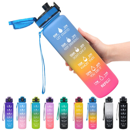 Motivational Leakproof Sports Bottle