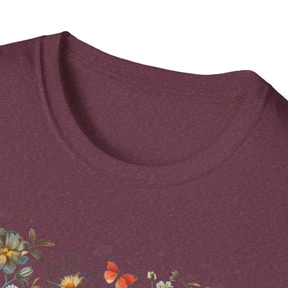 Wild Flower Butterfly T-Shirt