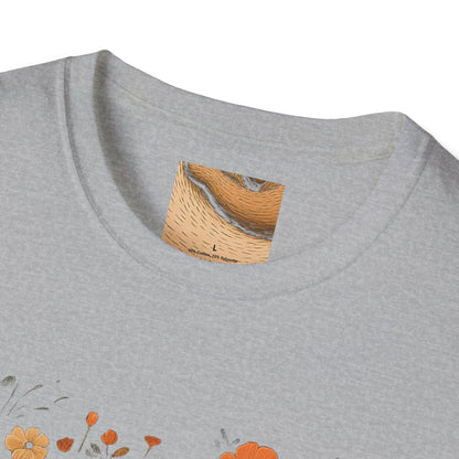 Mama Bear and Baby Bear T-Shirt with Wildflower Design