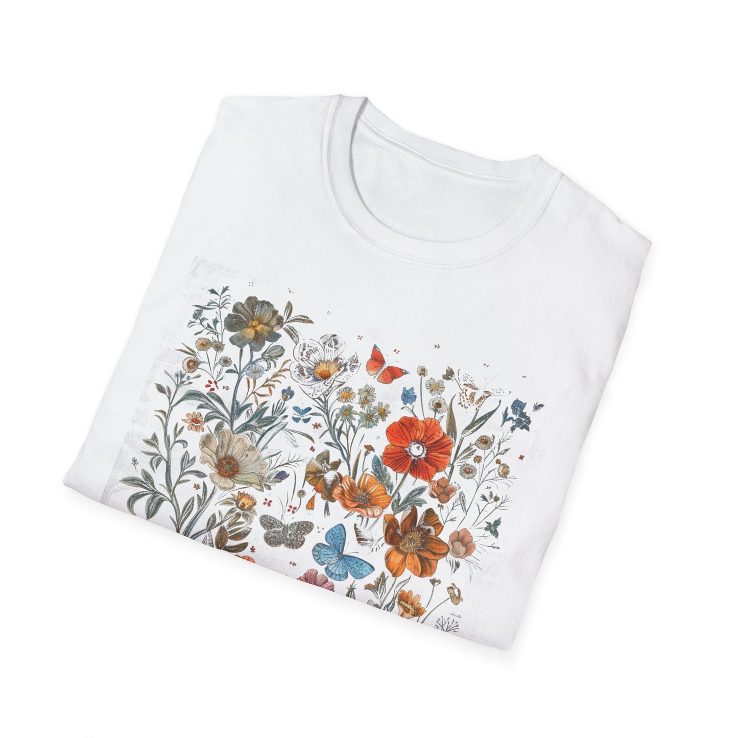 Wild Flower Butterfly T-Shirt