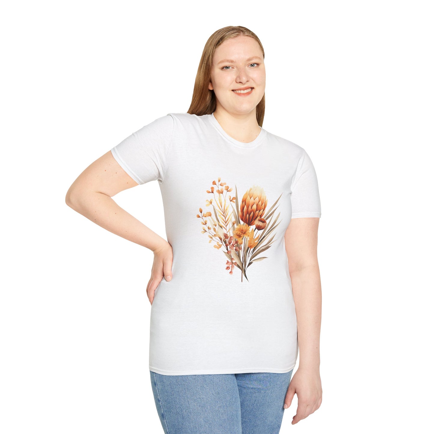 Boho Flower T-Shirt for Women Men Nature Lovers Gift Idea