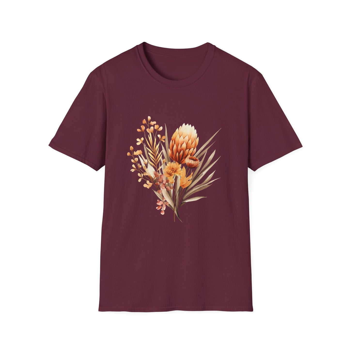 Boho Flower T-Shirt for Women Men Nature Lovers Gift Idea